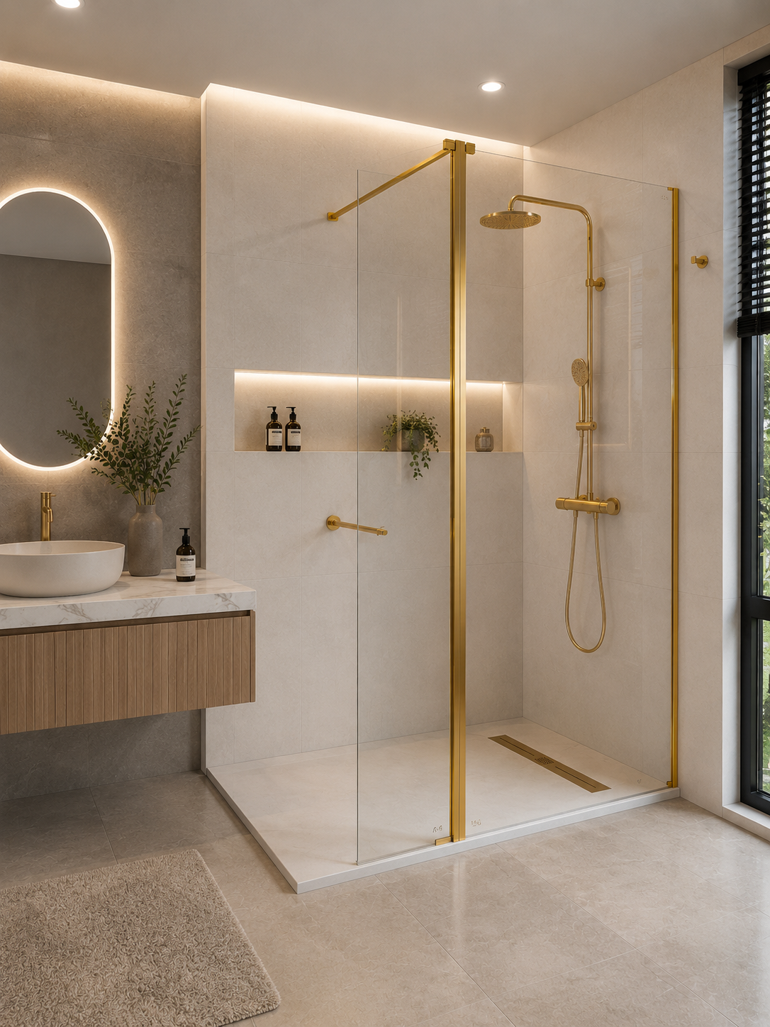 Paroi de douche Florencia — Aqua Baño Tétouan & Tanger