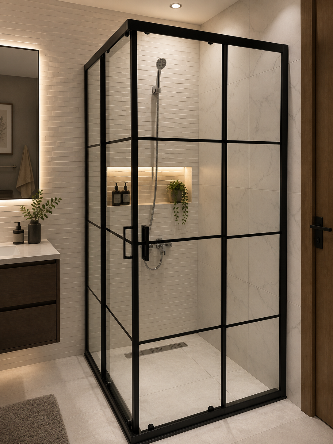 Paroi de douche Helsinki — Aqua Baño Tétouan & Tanger