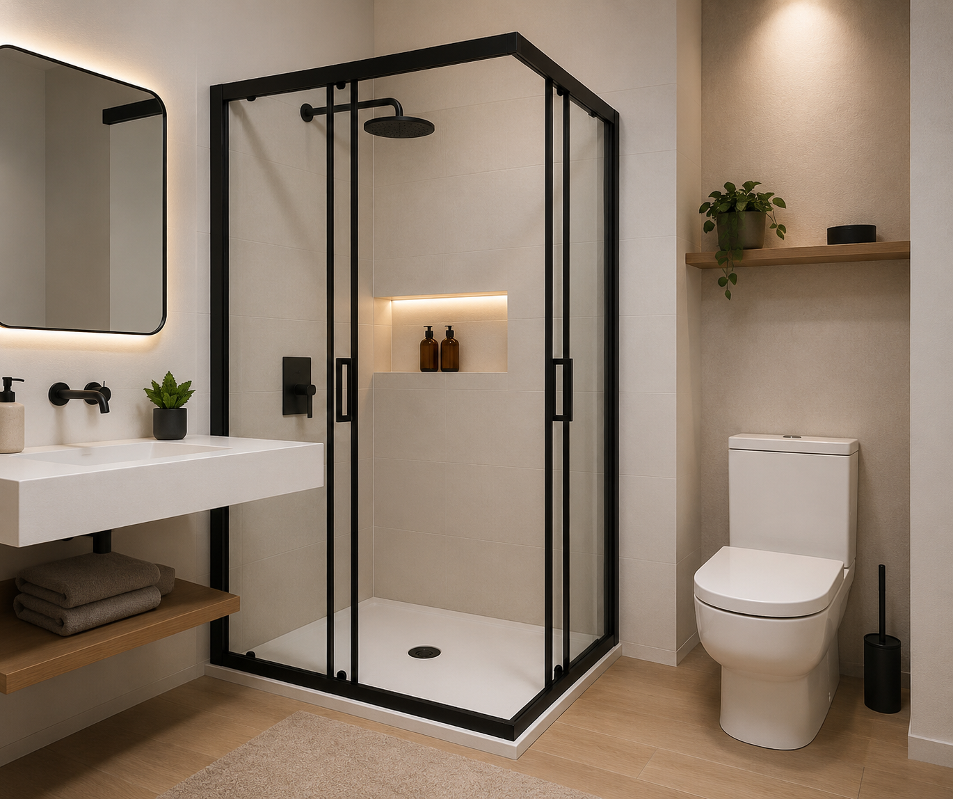 Paroi de douche Berlin — Aqua Baño Tétouan & Tanger
